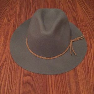 Gray wool hat